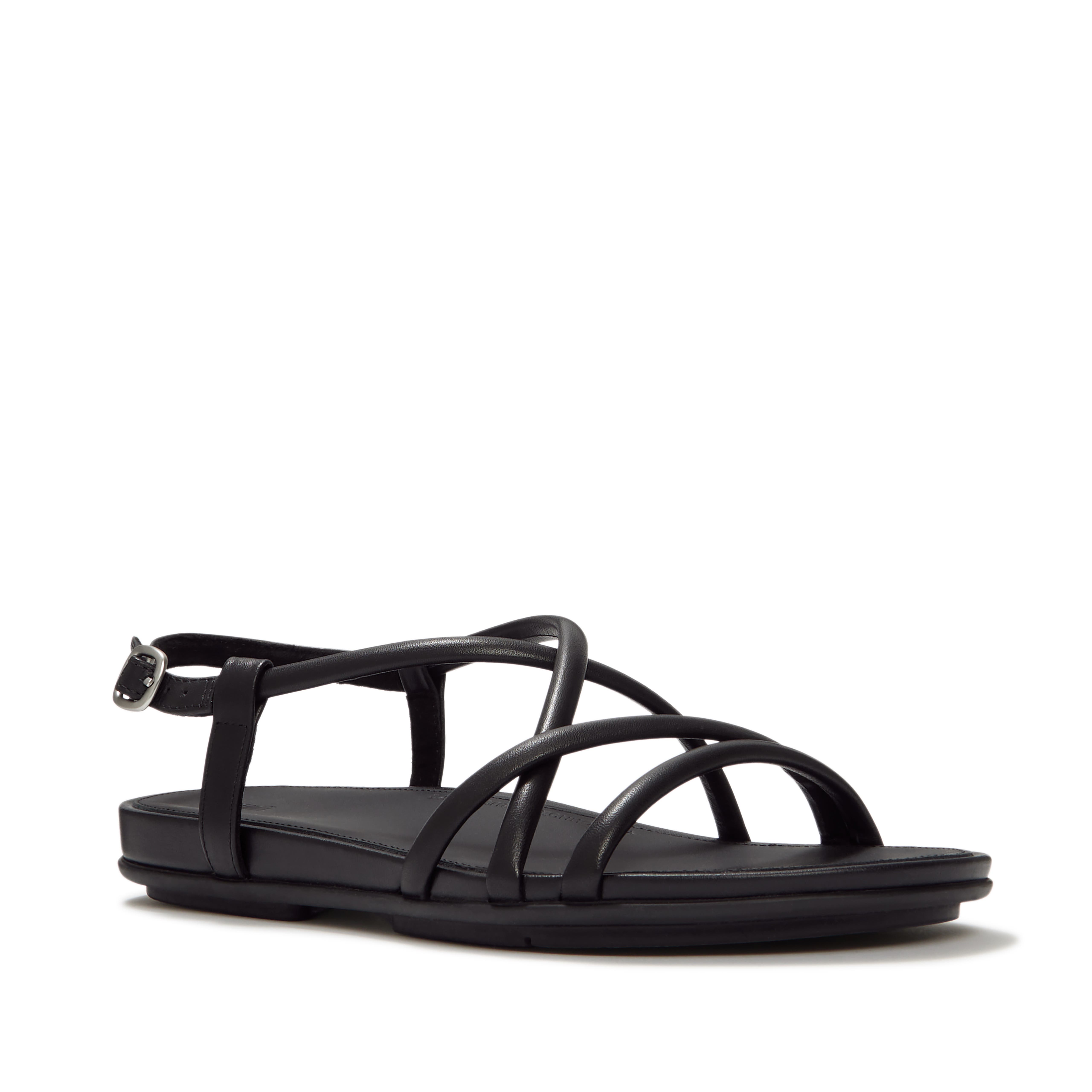 FitFlop Gracie Lea Strappy Sandals, Main, color, All Black