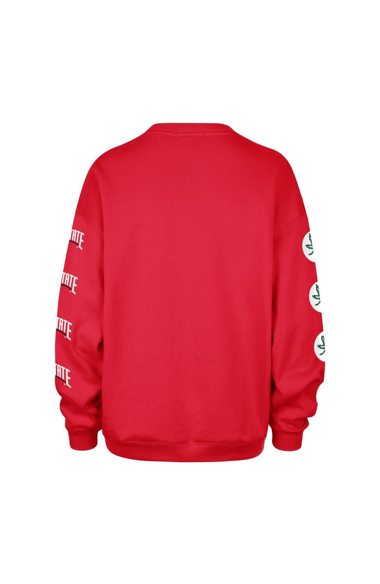 '47 Women's '47 Scarlet Ohio State Buckeyes Go Big Oversized Pullover Sweatshirt, Alternate, color, Scarlet