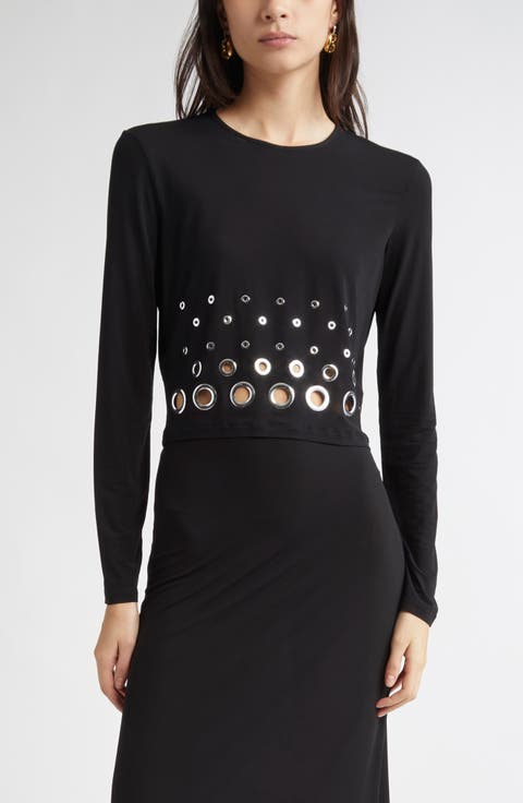 Rabanne Women's Secon Skin Efect Mesh Black