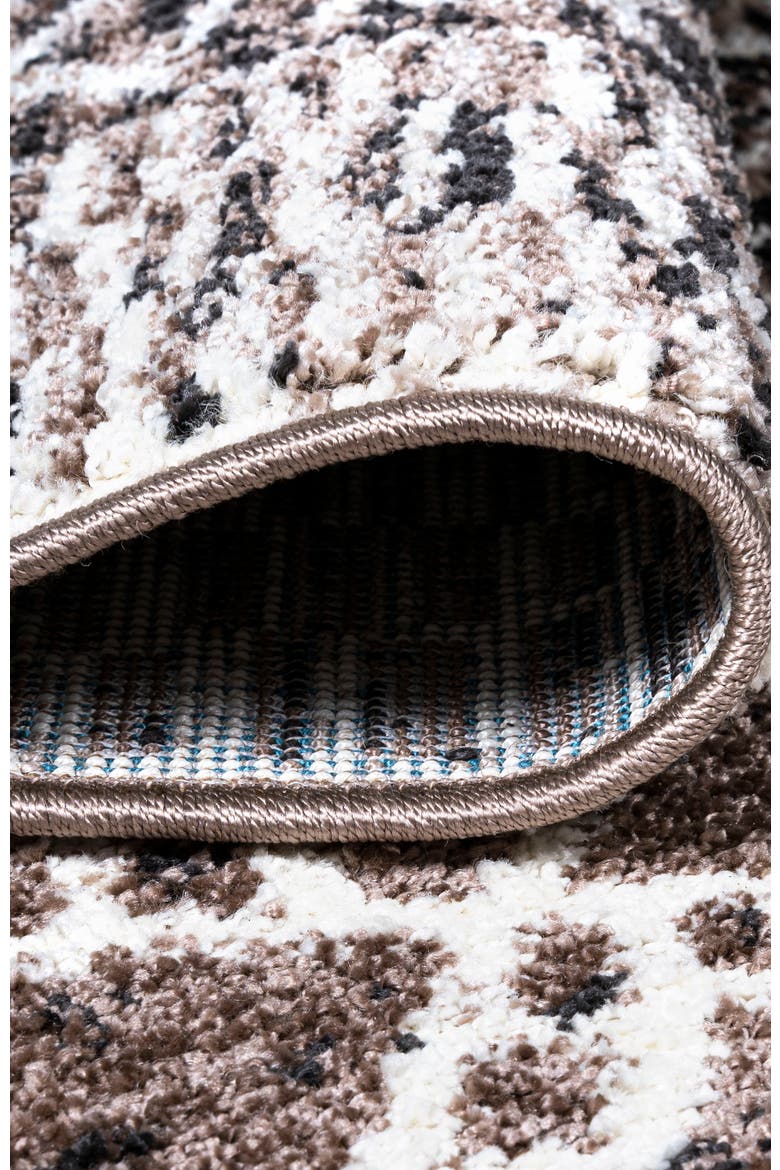 Tayri Modern  Geometric Area Rug, Alternate, color, Brown/Ivory