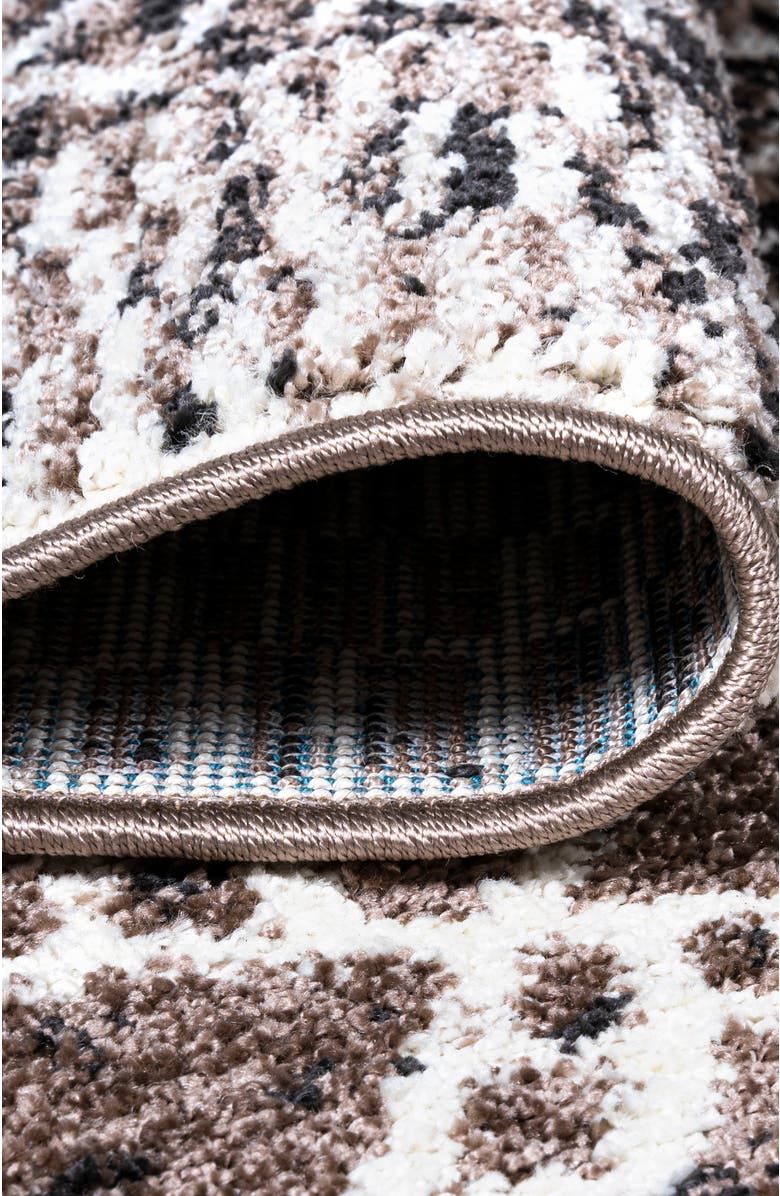 JONATHAN Y Tayri Modern  Geometric Area Rug, Alternate, color, Brown/Ivory