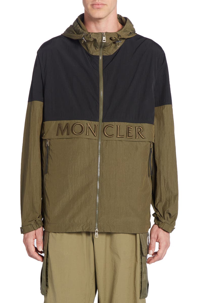 Moncler Joly Hooded Nylon Jacket, Main, color, 