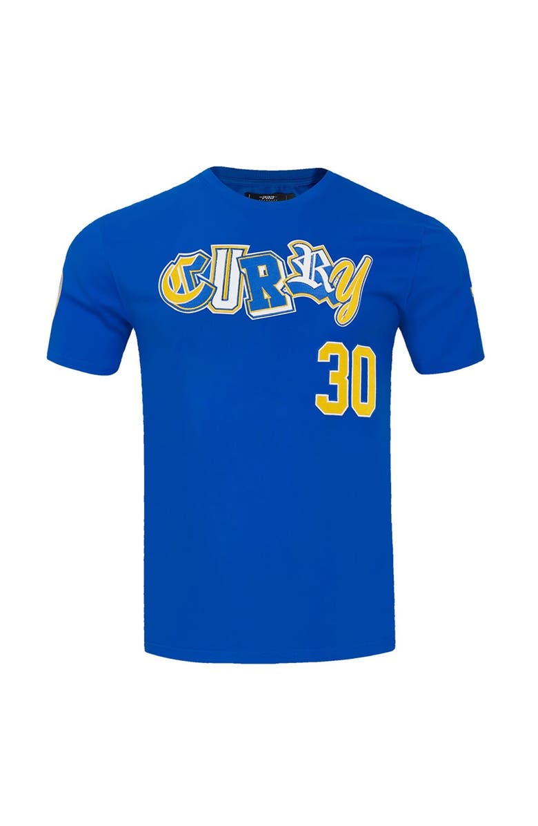 PRO STANDARD Men's Pro Standard Stephen Curry Royal Golden State Warriors City Ransom T-Shirt, Alternate, color, Royal