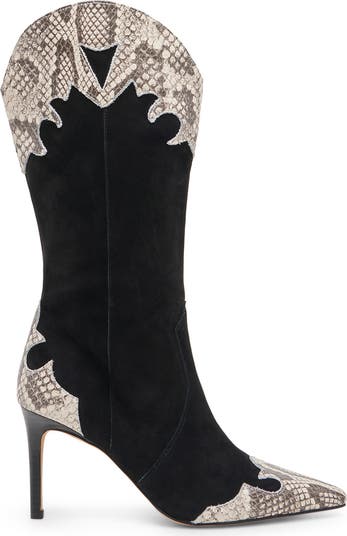 Tyrone Pointed Toe Knee High Boot