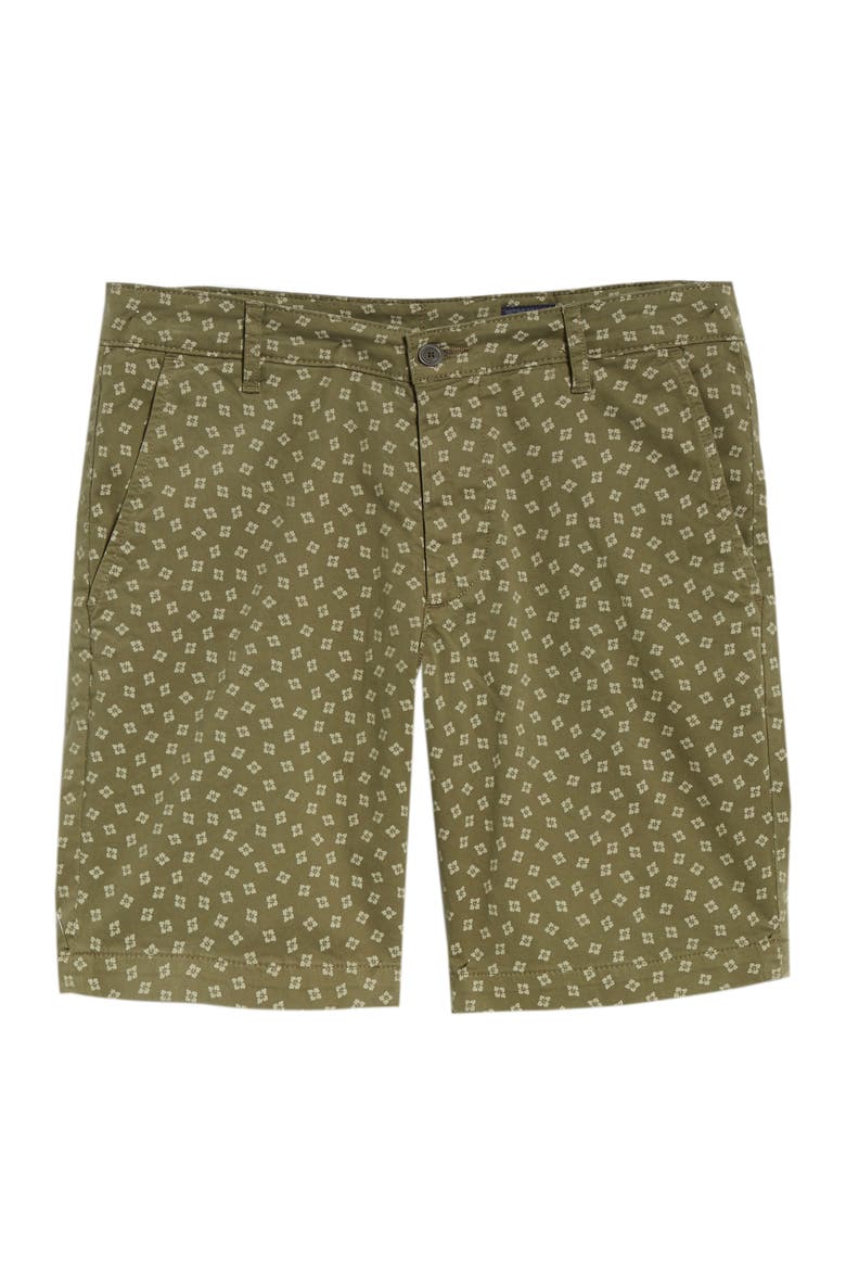 Flora Print Slim Fit Shorts, Alternate, color, FLORA CANYON MOSS