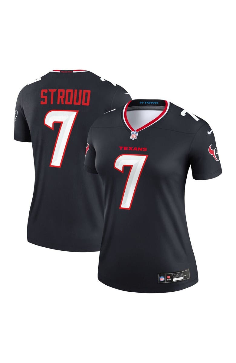Nike Women's Nike C.J. Stroud  Navy Houston Texans Legend Player Performance Top, Main, color, Navy
