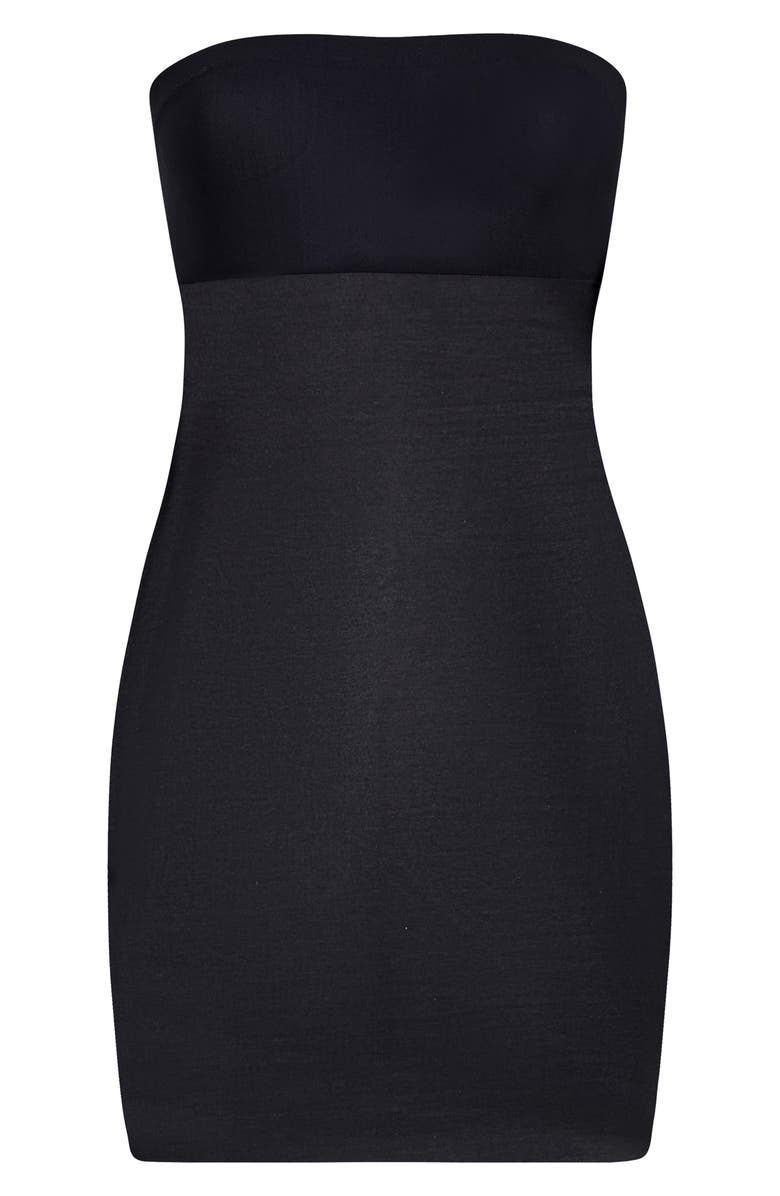 Commando Featherlight Strapless Shaper Slip, Alternate, color, Black