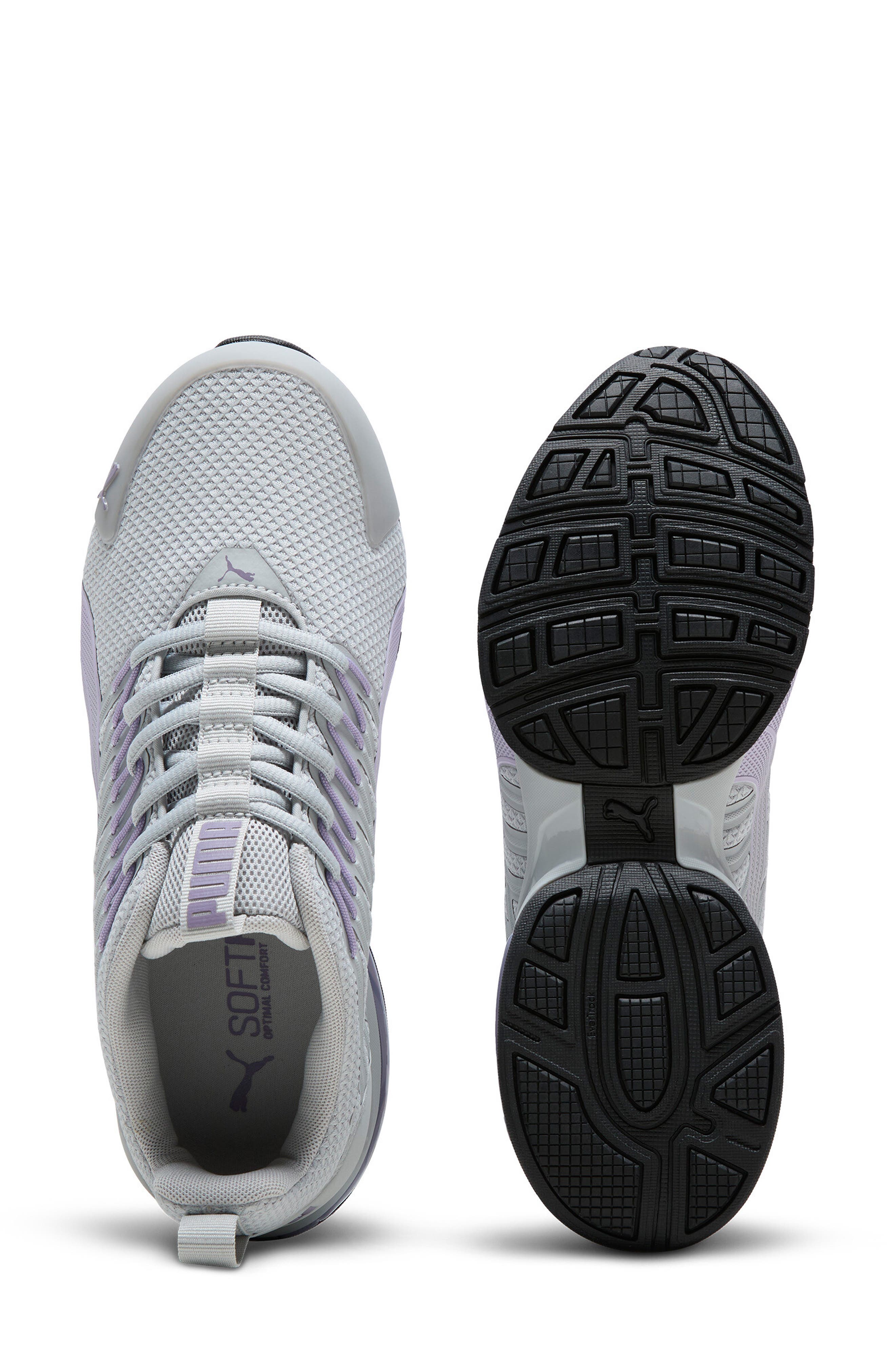 PUMA Voltaic Evo Sneaker, Alternate, color, Cool Light Gray- Plum- Violet