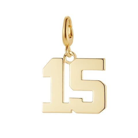 Drip Digits Number Pendant Charm