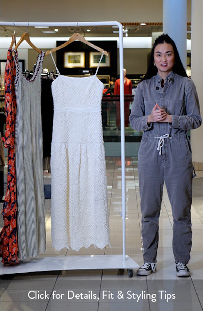 Evangelina Crochet Maxi Dress, sales video thumbnail