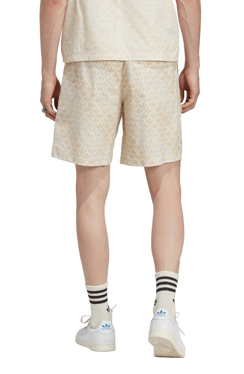 adidas Originals Graphics Monogram Woven Cotton Shorts, Alternate, color,