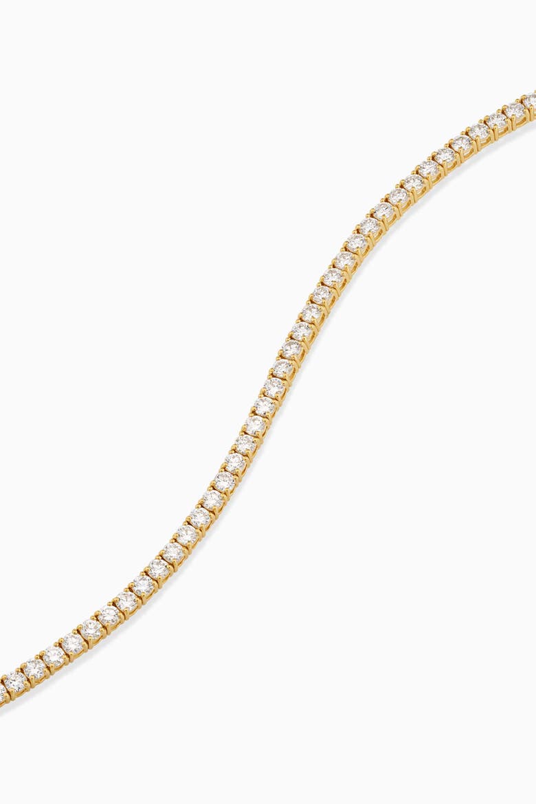 14K Yellow Gold Luminous Lab Diamond Tennis Bracelet, Alternate, color, Yellow Gold, Lab Diamonds
