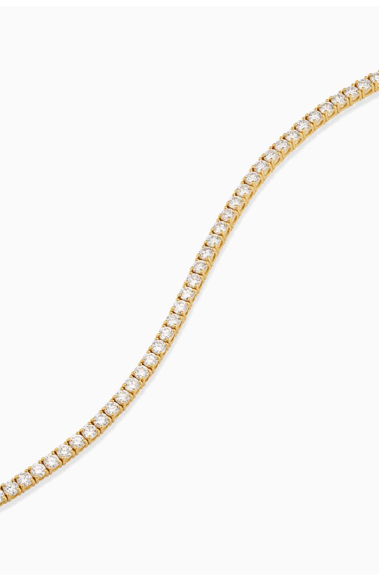 Oradina 14K Yellow Gold Luminous Lab Diamond Tennis Bracelet, Alternate, color, Yellow Gold, Lab Diamonds