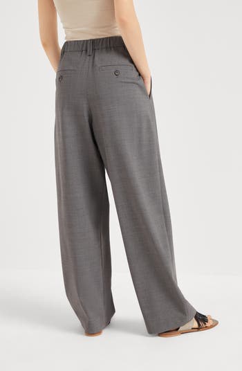 Brunello Cucinelli Sartorial Baggy trousers | Nordstrom