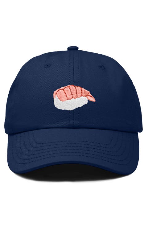 Shrimp Sushi Embroidered Dad Cap