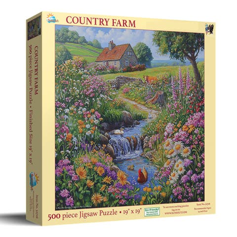 Country Farm 500 piece Jigsaw Puzzle for Adults