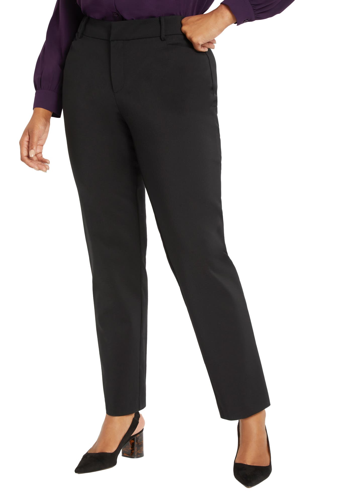 Kady Fit Double-Weave Pant