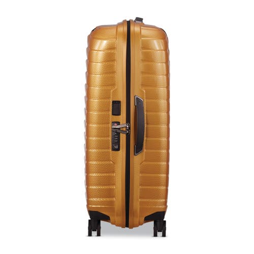 Samsonite Proxis Medium Hardside Tsa Friendly Spinner In Honey Gold