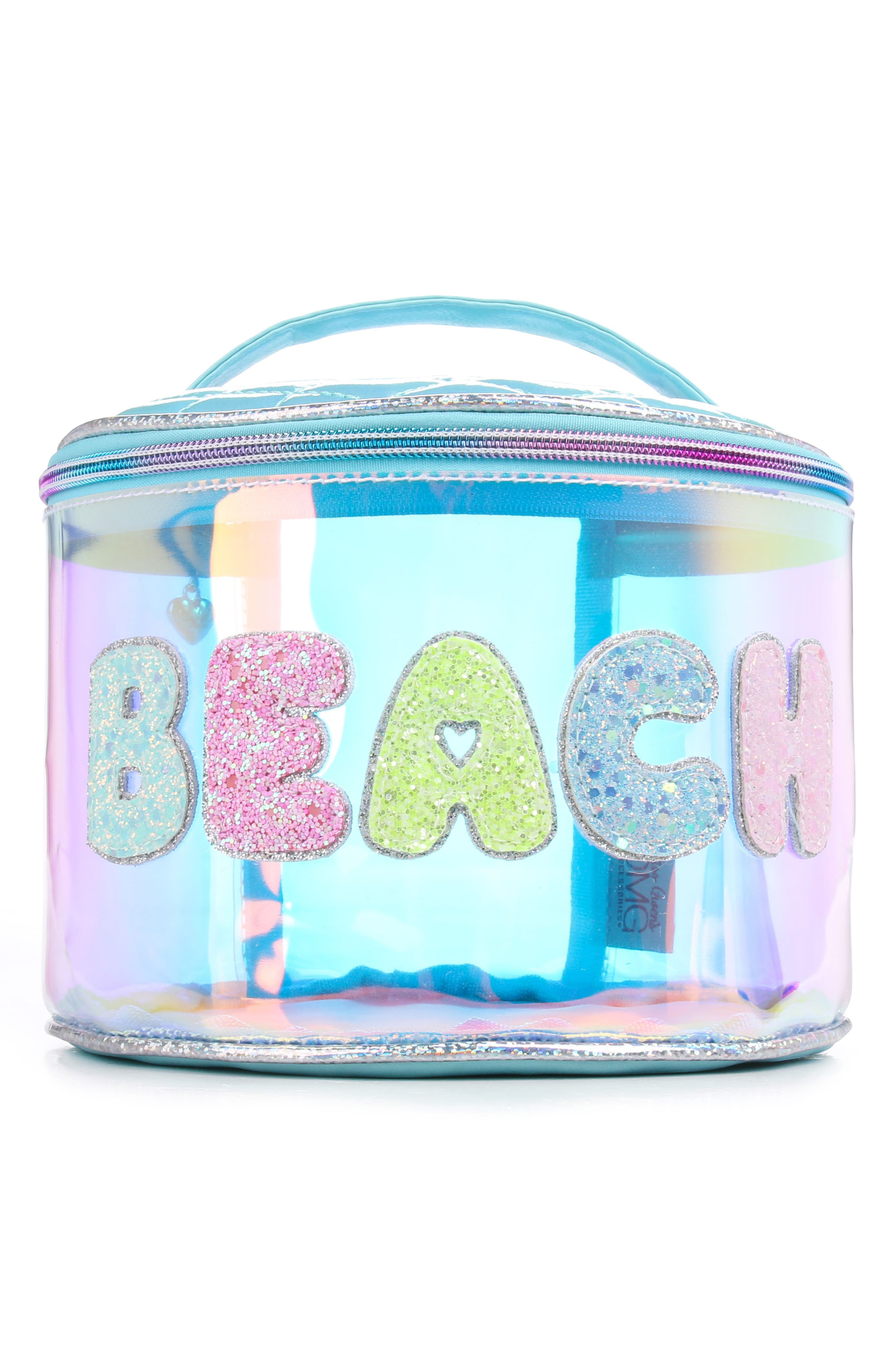 OMG Accessories Kids' Beach Train Case, Main, color, 