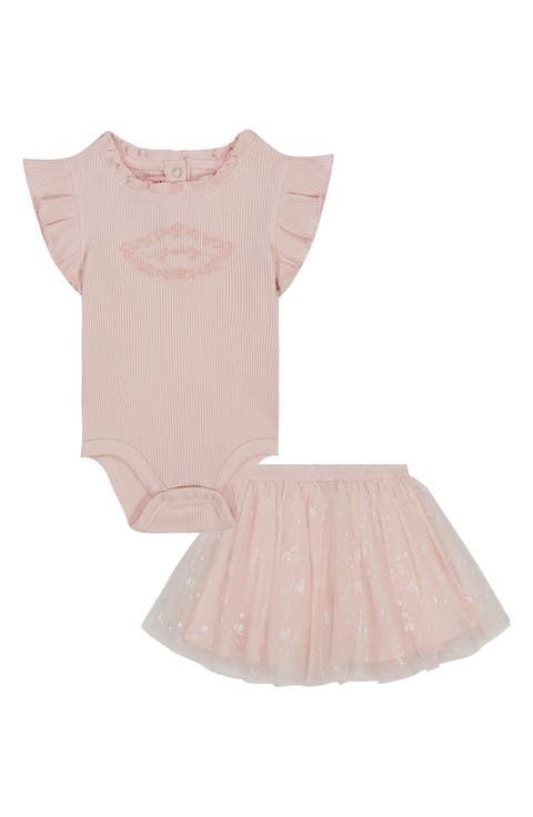 Ruffle Bodysuit & Tutu Skirt Set (Baby)
