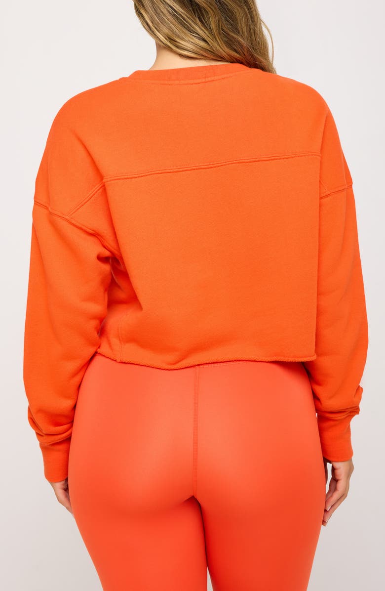 Spiritual Gangster Serenity Crop Pullover Sweatshirt, Alternate, color, 