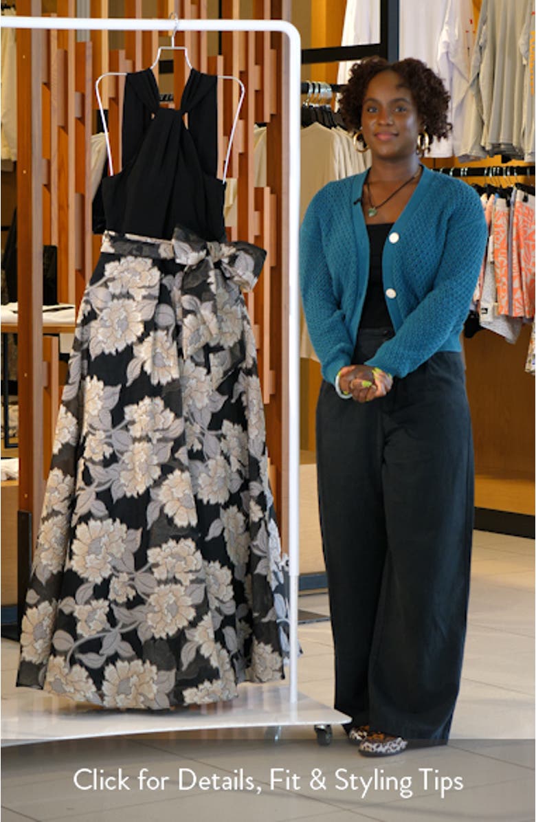 Twist Neck Sleeveless Gown, sales video thumbnail