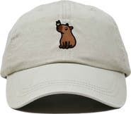 Dalix Capybara Embroidered Everyday Hat