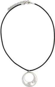 Petit Moments Infinity Pendant Cord Choker Necklace