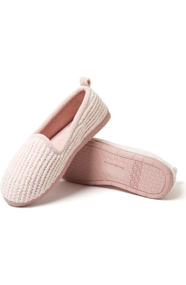 DEARFOAMS Rachel Marled Chenille Closed Back Slipper, Alternate, color, Pale Mauve
