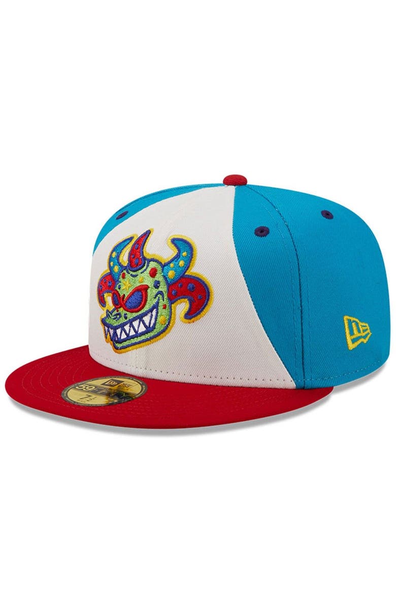 New Era Men's New Era Blue/Red Scranton/Wilkes-Barre Vejigantes Copa de la Diversion 59FIFTY Fitted Hat, Main, color, 