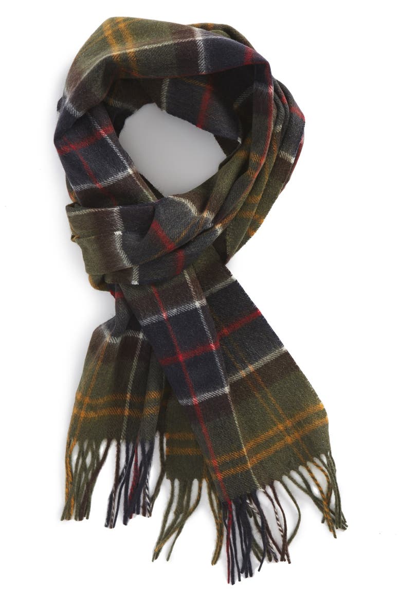 Wool & Cashmere Scarf, Main, color, GREEN