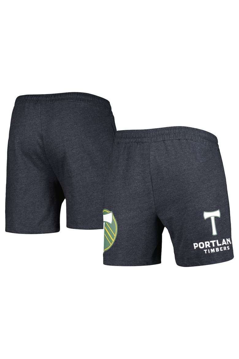 Men's Concepts Sport  Charcoal Portland Timbers Multi-Logo Shorts, Main, color, Charcoal