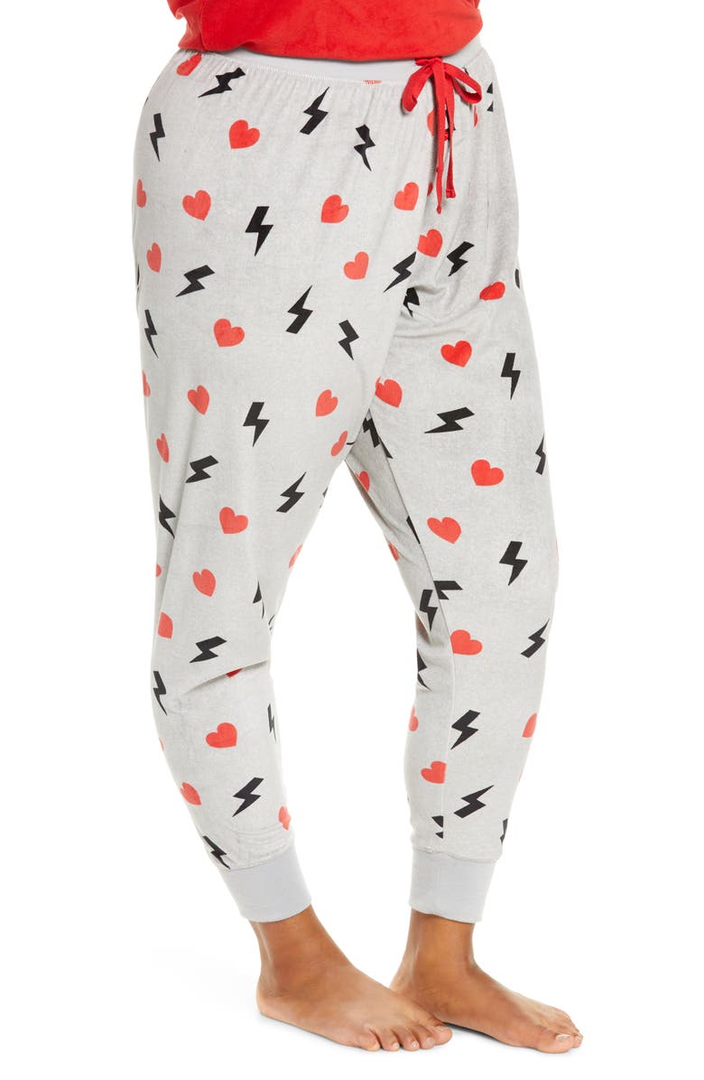 PJ Salvage Silky Velour Jam Pajama Pants, Alternate, color, 