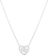 The Lovery Fine Jewelry Scribble Heart Necklace