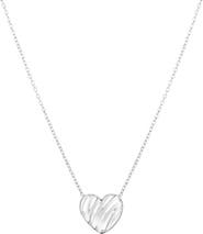 The Lovery Fine Jewelry Scribble Heart Necklace