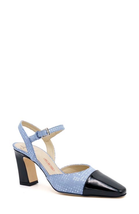 Florentia Ankle Strap Cap Toe Pump (Women)