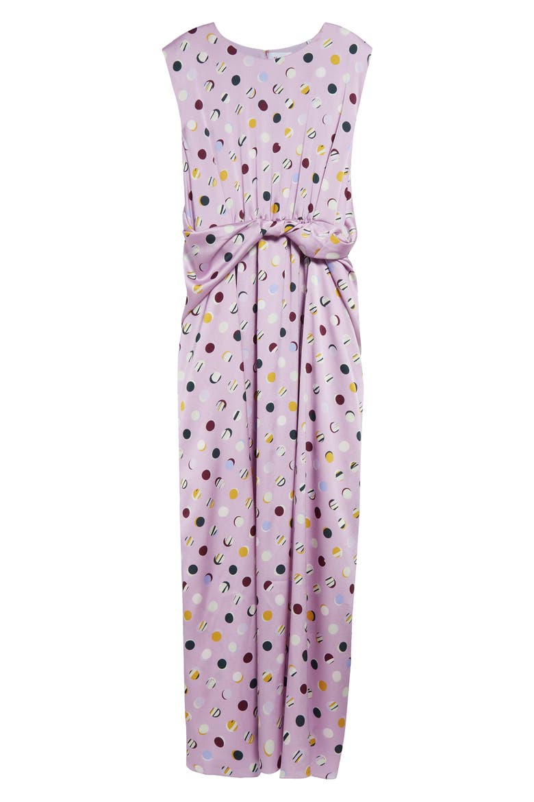 Collage Dots Sleeveless Maxi Dress, Alternate, color, AMETHYST MULTI