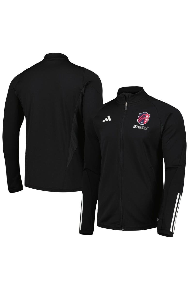 adidas Men's adidas Black St. Louis City SC 2023 On-Field AEROREADY Full-Zip Training Top, Main, color, 