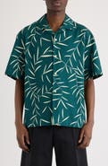Jacquemus La Chemise Fonccio Foliage Print Camp Shirt