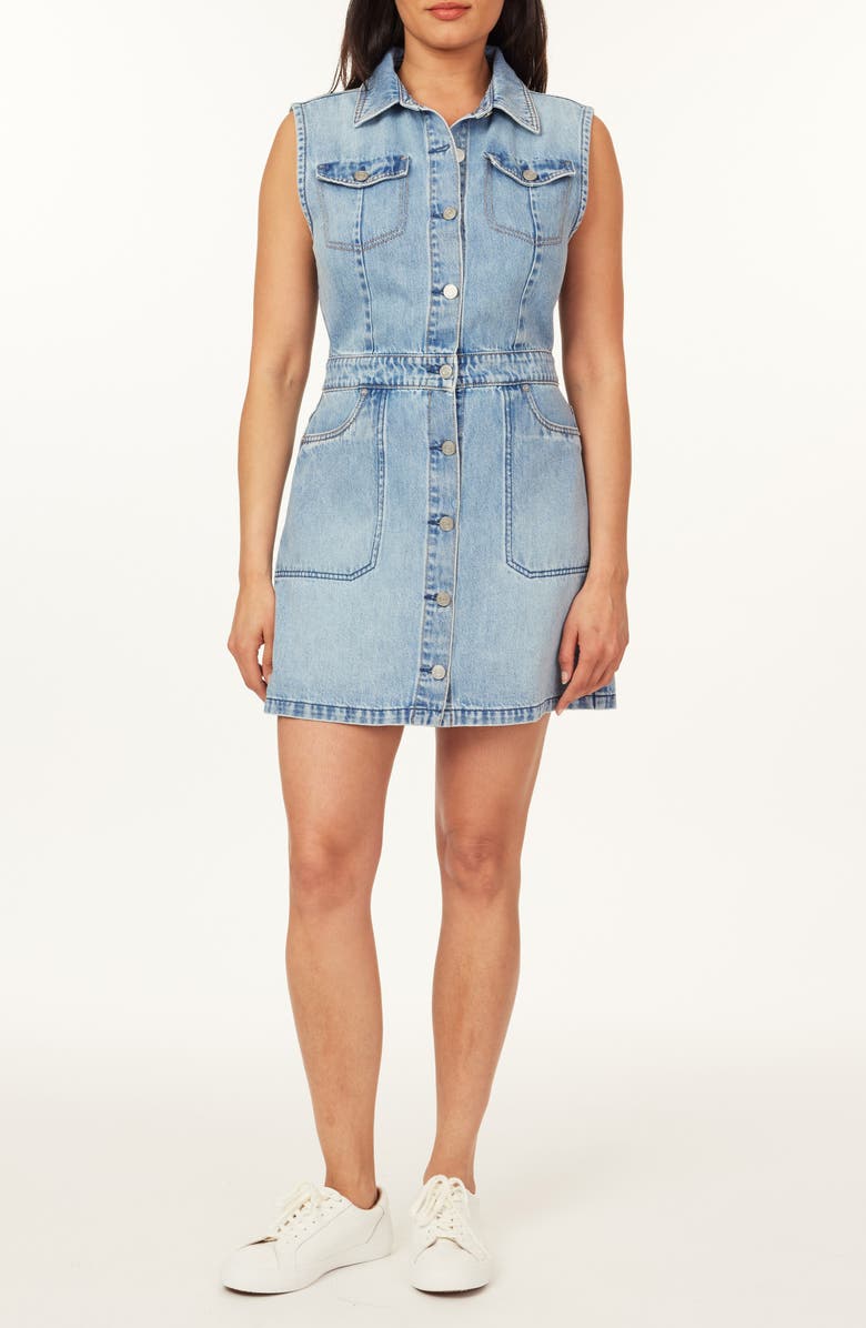 Scotch & Soda The Denim Utility Dress, Main, color,