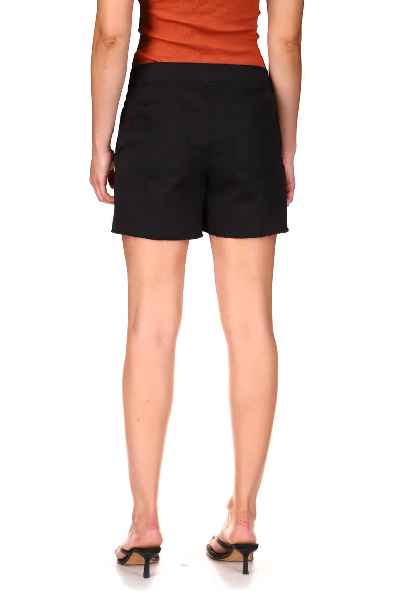 Sanctuary Daybreak Raw Hem Stretch Cotton Shorts, Alternate, color, 