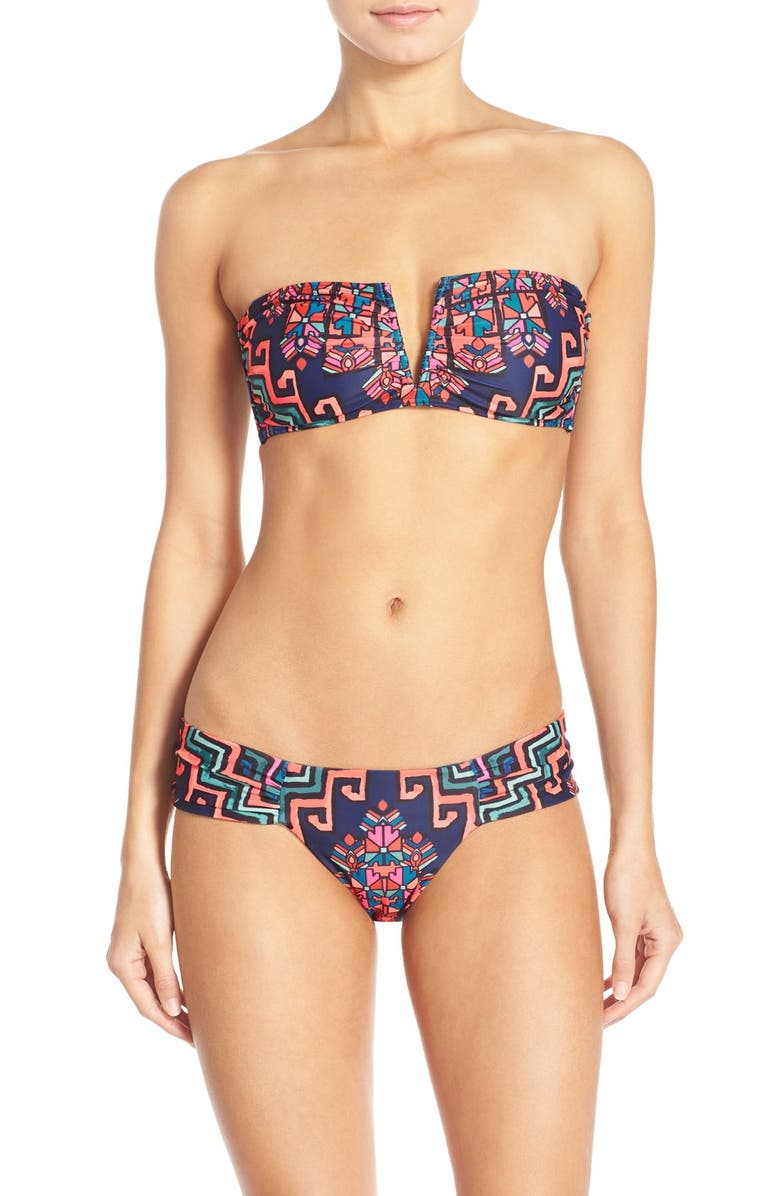 Mara Hoffman Convertible Bandeau Bikini Top, Alternate, color, 