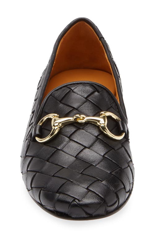 Robert Zur Letti Bit Woven Loafer In Black
