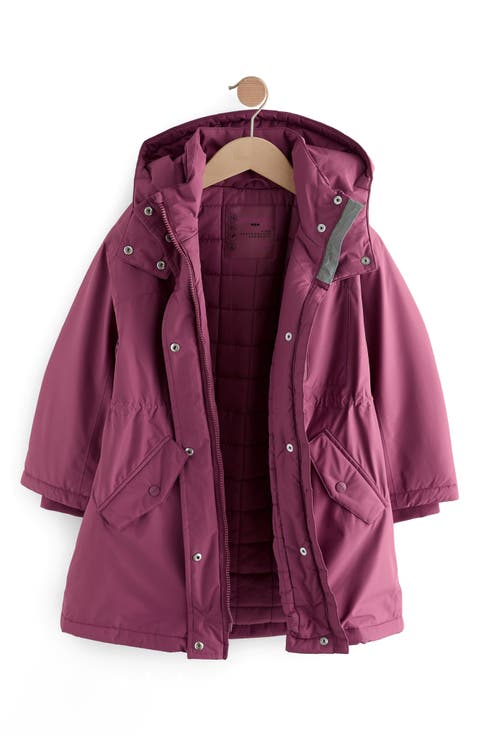 Kids' Midweight Waterproof Hooded Jacket (Little Kid & Big Kid)