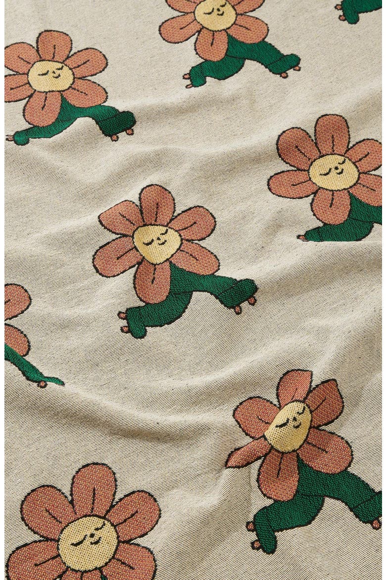 San Francisco Parks Alliance Park Lovers Club Blanket, Alternate, color, Floral Beige