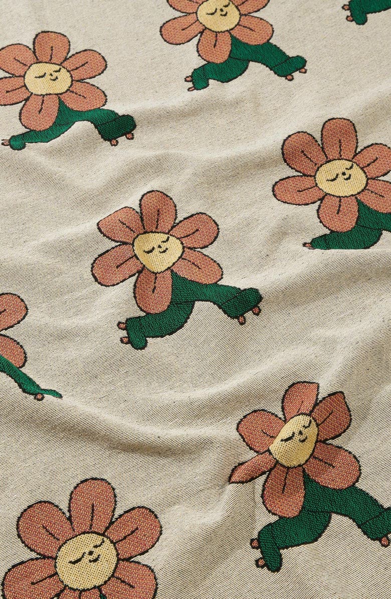 Parks Project San Francisco Parks Alliance Park Lovers Club Blanket, Alternate, color, Floral Beige