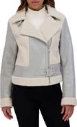 Andrew Marc Udall Faux Shearling Moto Jacket