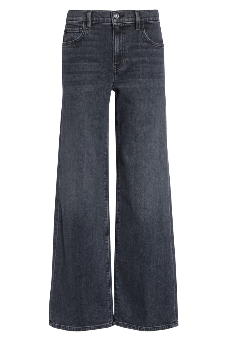 Wyckoff Stretch Denim Wide Leg Jeans, Alternate, color, WASHED SLATE