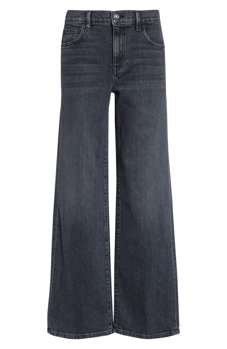Lafayette 148 New York Wyckoff Stretch Denim Wide Leg Jeans, Alternate, color, Washed Slate