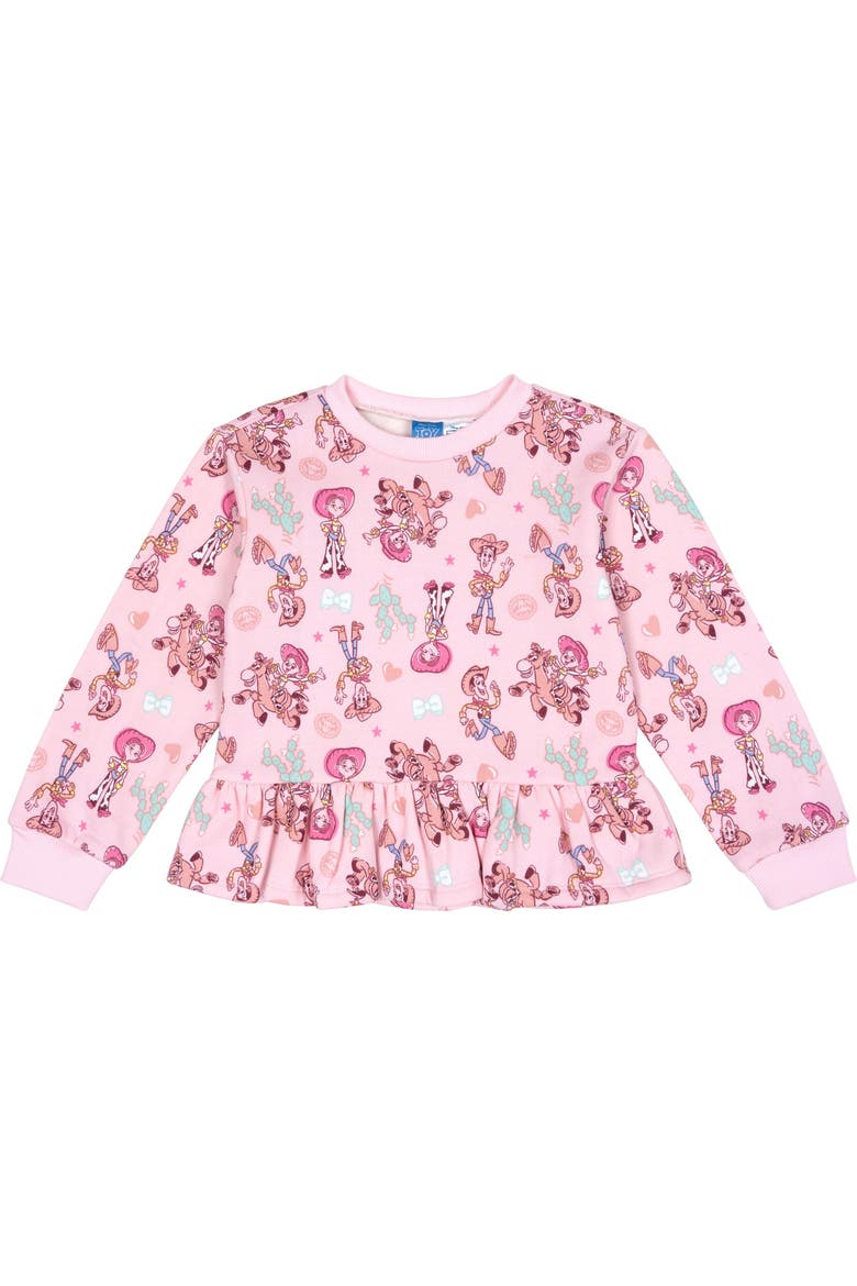Toy Story Fleece 2-Piece Sweatshirt and Pants Set, Alternate, color, Rose Woody Jessie